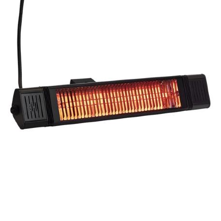 Terrassvärmare | Väggupphängd terrassvärmare Heat 1 ECO Plus-line 2000 W svart