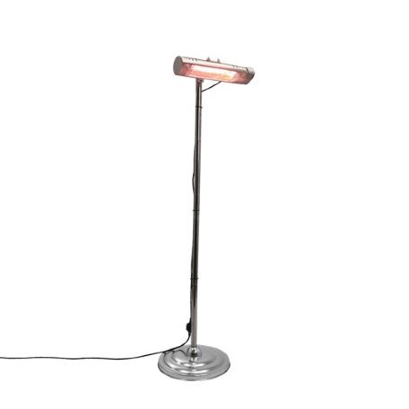 Terrassvärmare | HORTUS Terrassvärmare golvmodell 1500 W, GT, silver