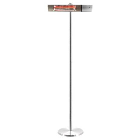 Terrassvärmare | Terrassvärmare golvmodell 500/1000/1500 W, GT, med fjärrkontroll, Silver
